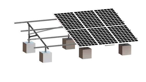 a estrutura solar do aço de 88m/S 2.0KN/M2 galvanizou o sistema de montagem à terra