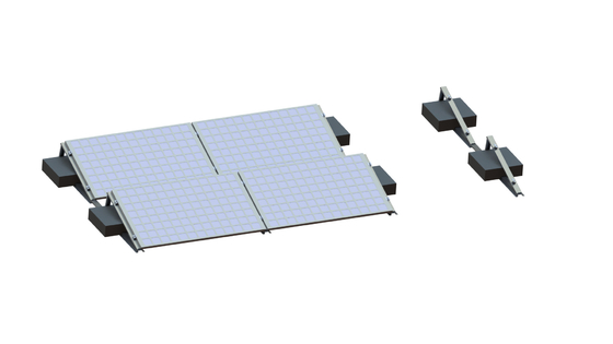 Tripé que dobra a montagem solar do painel do sistema picovolt AL6005 da montagem do telhado liso