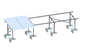 Sistema solar Frameless de alumínio da montagem do telhado liso, sistema comercial da montagem do reator