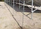 Aço de Mesh Fencing 150mm do fio da estação da energia solar para acessórios da montagem de painel solar
