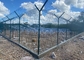 Aço de Mesh Fencing 150mm do fio da estação da energia solar para acessórios da montagem de painel solar