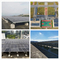 Sistema solar da montagem do telhado liso de Q235b AL6005 Frameless ou quadro